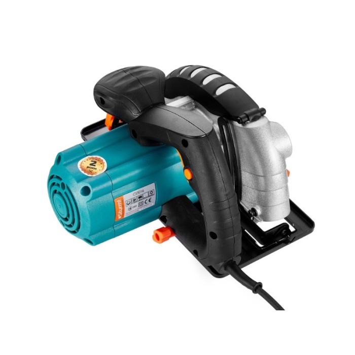 Пила дисковая (циркулярная) Sturm CS5016, диск 160 мм, 1400 Вт, 4700 об/мин, глубина пропила 45 мм