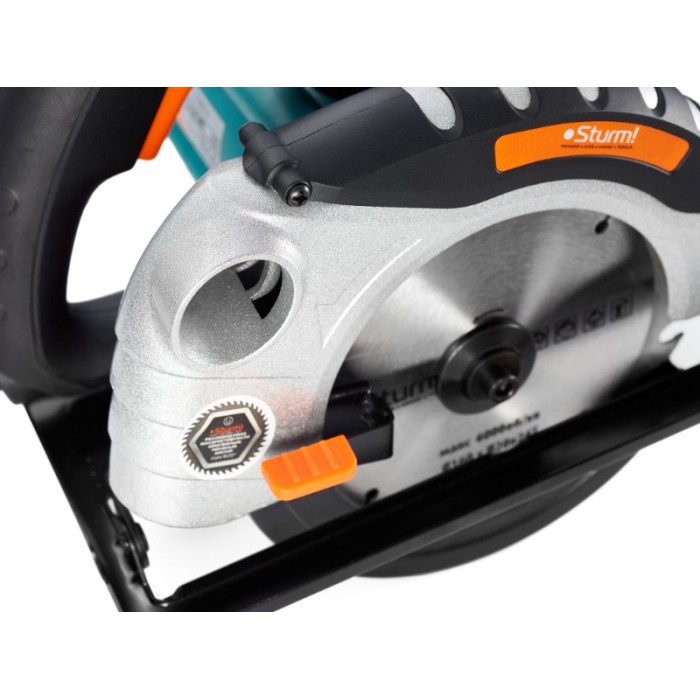 Пила дисковая (циркулярная) Sturm CS5016, диск 160 мм, 1400 Вт, 4700 об/мин, глубина пропила 45 мм