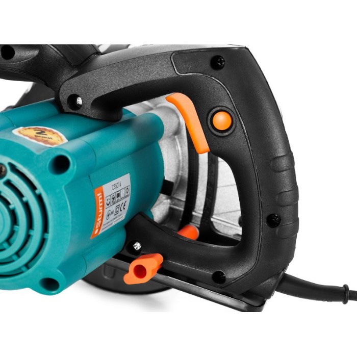 Пила дисковая (циркулярная) Sturm CS5016, диск 160 мм, 1400 Вт, 4700 об/мин, глубина пропила 45 мм