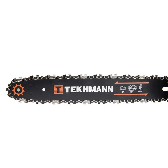 Пила електрична Tekhmann CSE-2840, 2800 Вт, швидкість ланцюга 14 м/с, шина 406, гальмо ланцюга
