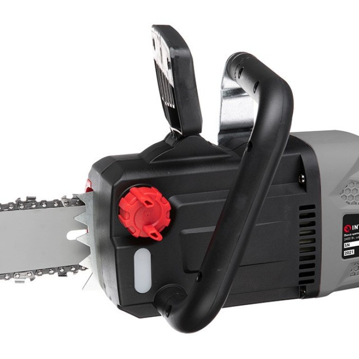 Пила цепная электрическая INTERTOOL DT-2206, 2400Вт, шина 40см, SDS-система натяжки цепи