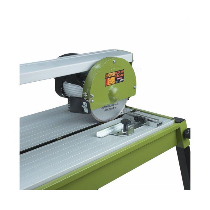 Плиткоріз електричний PROCRAFT PF720/200, 800 Вт, 2990 об/хв, диск 200 мм, глибина різу 32 мм