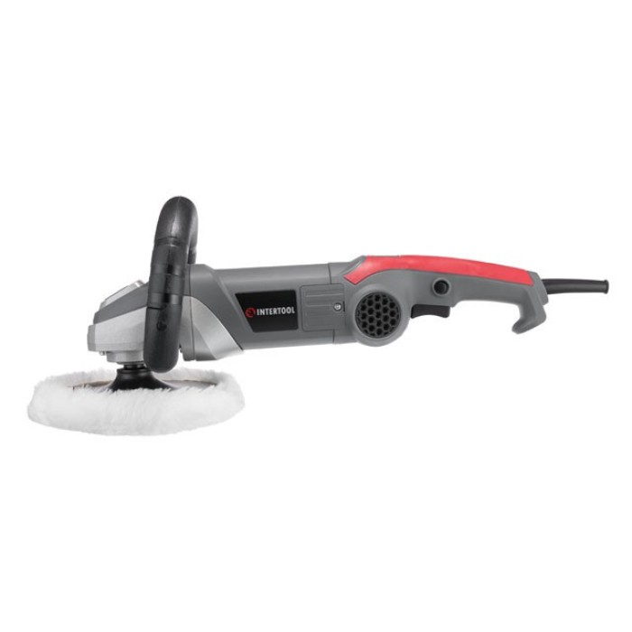 Полировальная машина INTERTOOL DT-0280, 1400 Вт, 1000-3000 об/мин., 180мм