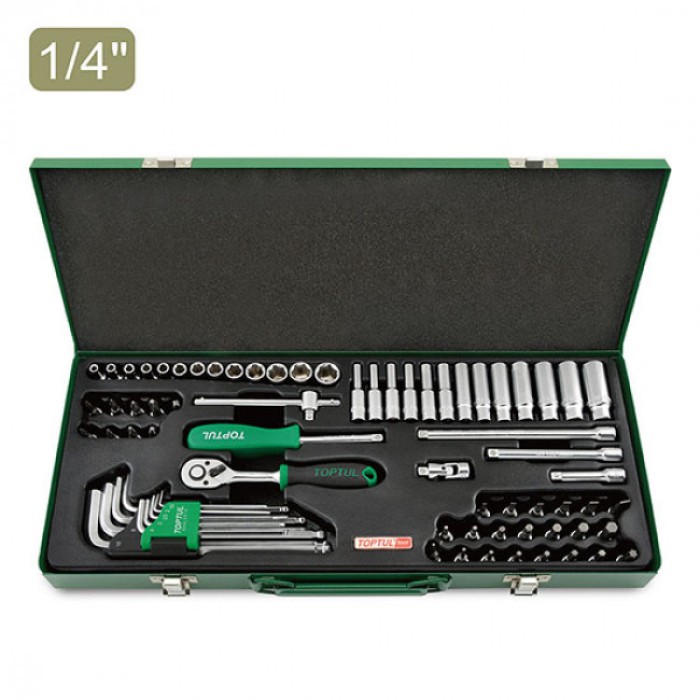 Професійний набір інструменту TOPTUL 1/4