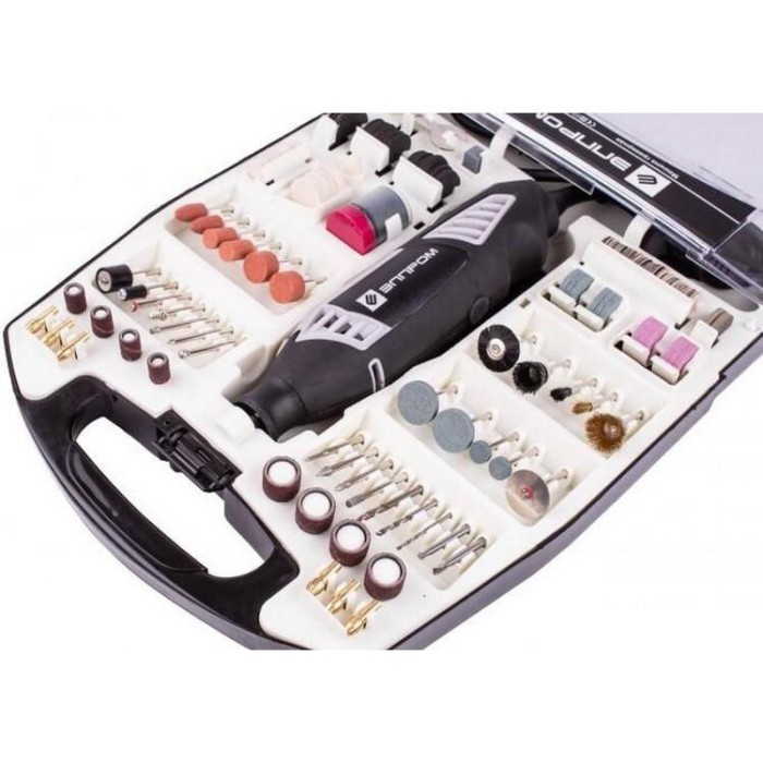 Пряма шліфмашина (гравер) Элпром ЕМГ-450-234 NEW, 450 Вт, 8000-30000 об/хв, кейс, 234 насадки Пряма шліфмашина (гравер) Элпром ЕМГ-450-234 NEW, 450 Вт, 8000-30000 об/хв, кейс, 234 насадки