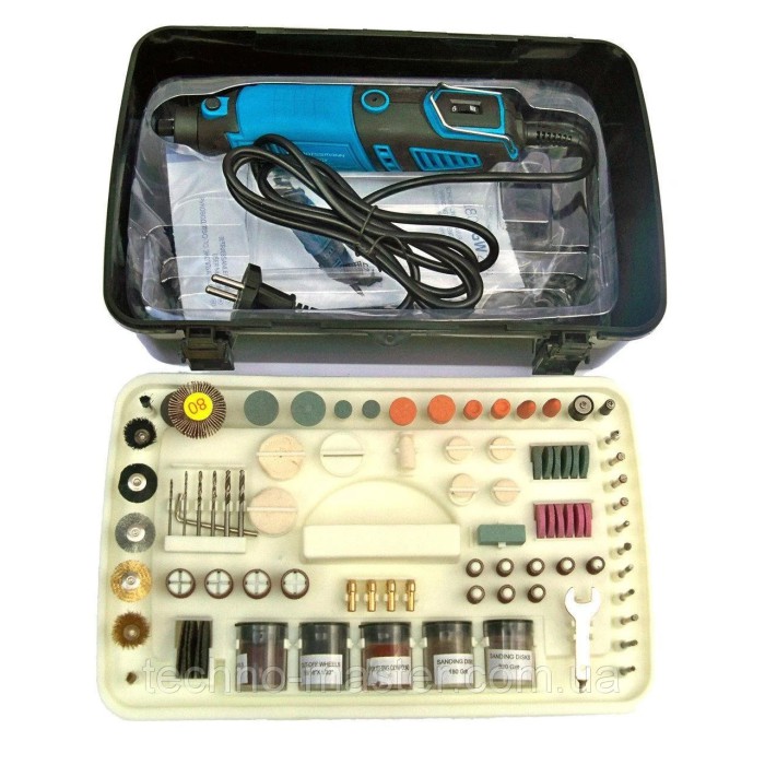 Пряма шліфувальна машина (гравер) KRAISSMANN SGW 180 219, 180 Вт, 8000-35000 об/хв, кейс, 219 насадок