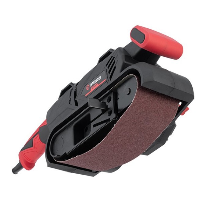 Шліфмашина стрічкова INTERTOOL WT-0531, 900 Вт, 200-400 м/хв, 76*533 мм