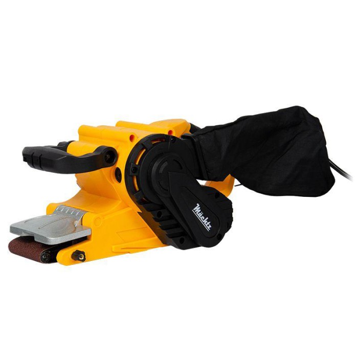 Шлифмашина ленточная Machtz MBS-1100, 1100 Вт, регулировка оборотов, скорость ленты 200-380 м/мин