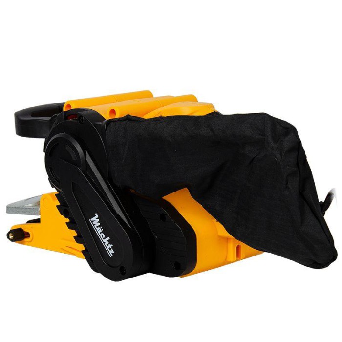 Шлифмашина ленточная Machtz MBS-1100, 1100 Вт, регулировка оборотов, скорость ленты 200-380 м/мин