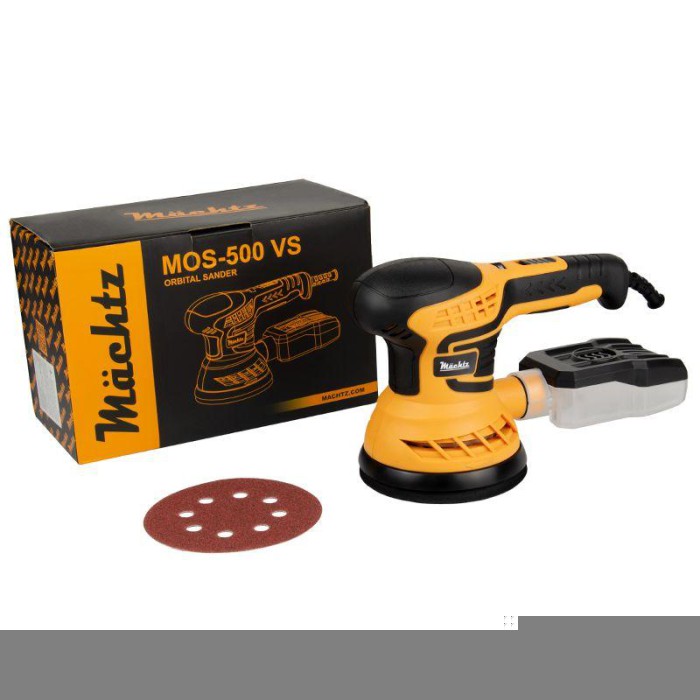 Шлифмашина орбитальная Mächtz MOS-500, 500 Вт, диск 125 мм, 12000-26000 кол/мин
