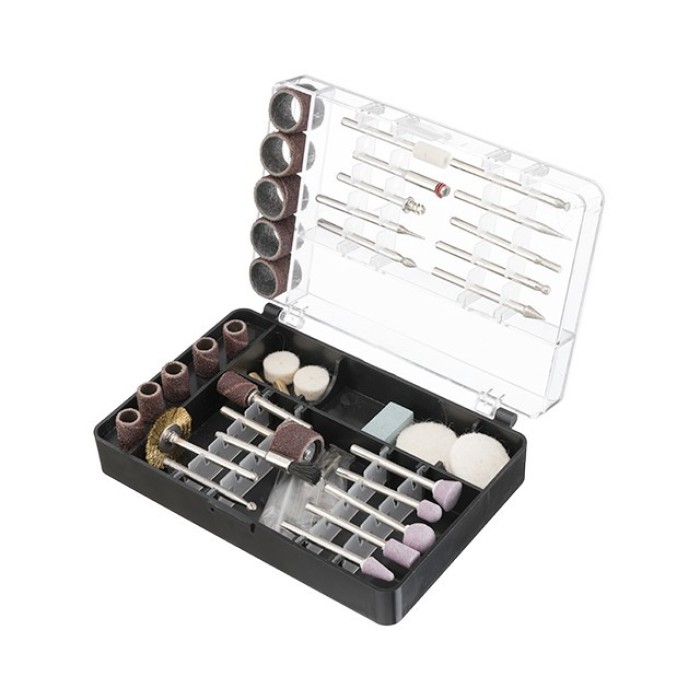 Пряма шліфмашина (гравер) INTERTOOL WT-0516, 170Вт, 8000-35000об/хв, 120ед, кейс, стійка, гнучкий вал