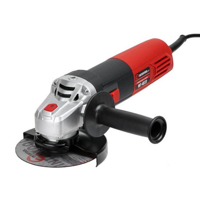 Шліфмашина кутова (болгарка) INTERTOOL WT-0223, 1100Вт, діаметр кола 125мм, 3000-12000 об/хв