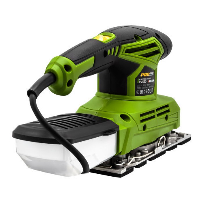 Вібраційна шліфмашина Procraft Industrial PV550, 550 Вт, (електронне регулювання швидкості) Вібраційна шліфмашина Procraft Industrial PV550, 550 Вт, (електронне регулювання швидкості)