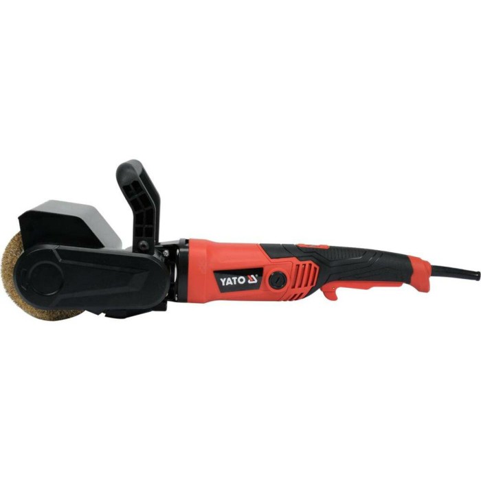 Шліфувально-браширув. машина по мет/дер YATO,елек.мер 230В,1300Вт,900-3700 об/хв щіткаØ=120/19х100мм