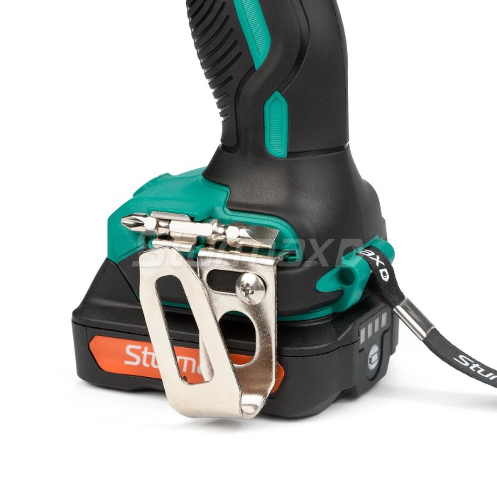 Шуруповерт акумуляторний Sturmax CDM3212LB, Li-Ion 12B, 2,0 Aч, 2 акумм, підсвічування, кейс Шуруповерт акумуляторний Sturmax CDM3212LB, Li-Ion 12B, 2,0 Aч, 2 акумм, підсвічування, кейс