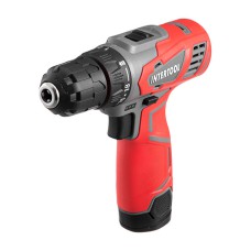 Шуруповерт акумуляторний INTERTOOL DT-0310, Li-Ion, 12В, 30 Нм, 1 акумулятор 1,3 Ач, швидкозатискний патрон