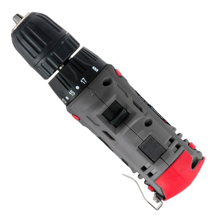 Шуруповерт акумуляторний INTERTOOL DT-0310, Li-Ion, 12В, 30 Нм, 1 акумулятор 1,3 Ач, швидкозатискний патрон