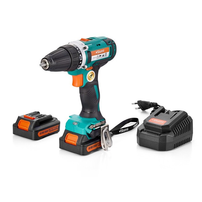 Шуруповерт акумуляторний Sturm CD3212LB 12 В (Li-Ion, 2,0 Ач, 2 акум.)