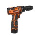 Шуруповерт аккумуляторный Tekhmann TCD-12/2 BS Kit (12 В, DFR патрон, бесщеточный, набор инструментов, кейс)