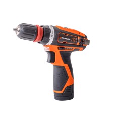 Шуруповерт аккумуляторный Tekhmann TCD-35/i12 kit (12 В, 2 А/ч, 1300 об/мин, 35 Нм, 2 скор., LED, DFR патрон)