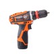 Шуруповерт аккумуляторный Tekhmann TCD-35/i12 kit (12 В, 2 А/ч, 1300 об/мин, 35 Нм, 2 скор., LED, DFR патрон)