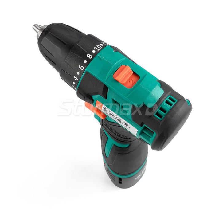 Шуруповерт акумуляторний безщітковий Sturmax CDM3212BL (12B, 2,0 Aч, 2 акум, підсвічування, кейс)