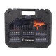 Шурупокрут акумуляторний Tekhmann TCD-18 S2 BS Kit, 18 В, 2 ак., LED, 2 швидкості, 50 Нм, набір біт і свердел