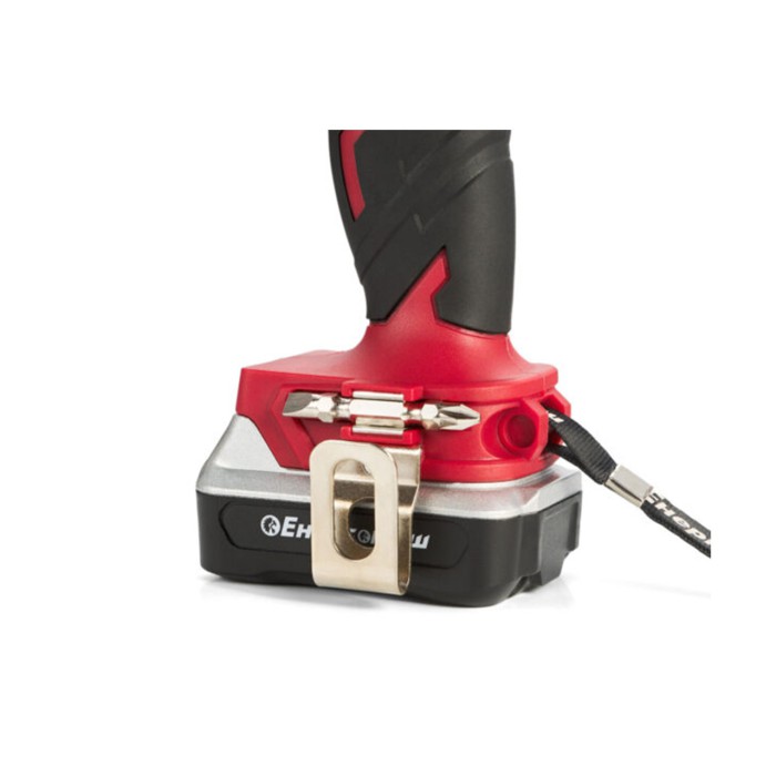 Шурупроверт аккумуляторный Энергомаш ДШ-3112ЛБ, Li-ion, 12 В, 2 акк., 2,0 А/ч, LED подсветка, 2 скорости, кейс