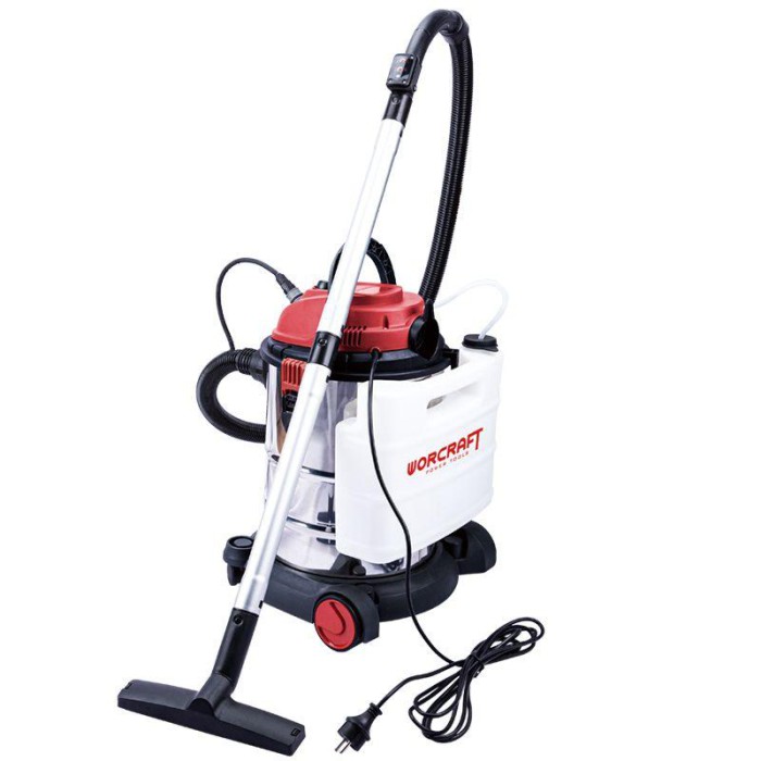 Будівельний пилосос електричний Worcraft VC12-25, 1200 Вт, контейнер 25 л, вбудована розетка Будівельний пилосос електричний Worcraft VC12-25, 1200 Вт, контейнер 25 л, вбудована розетка