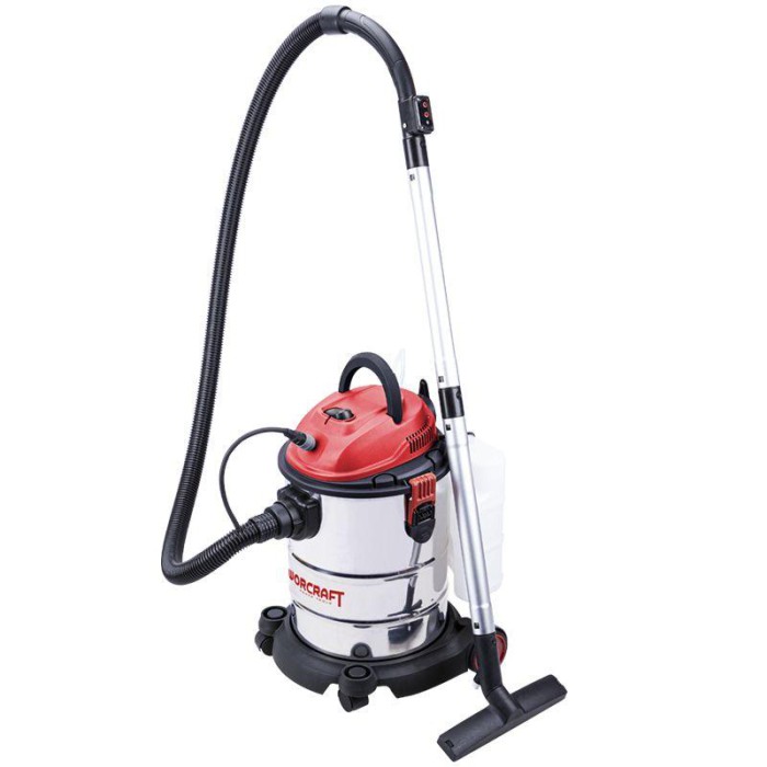 Будівельний пилосос електричний Worcraft VC12-25, 1200 Вт, контейнер 25 л, вбудована розетка Будівельний пилосос електричний Worcraft VC12-25, 1200 Вт, контейнер 25 л, вбудована розетка