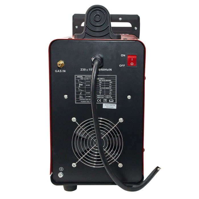 Зварювальний апарат Vitals Professional AC/DC-2000 TIG Alu Puls, 6.5 кВт, діаметр електрода 1.6-5.0 мм