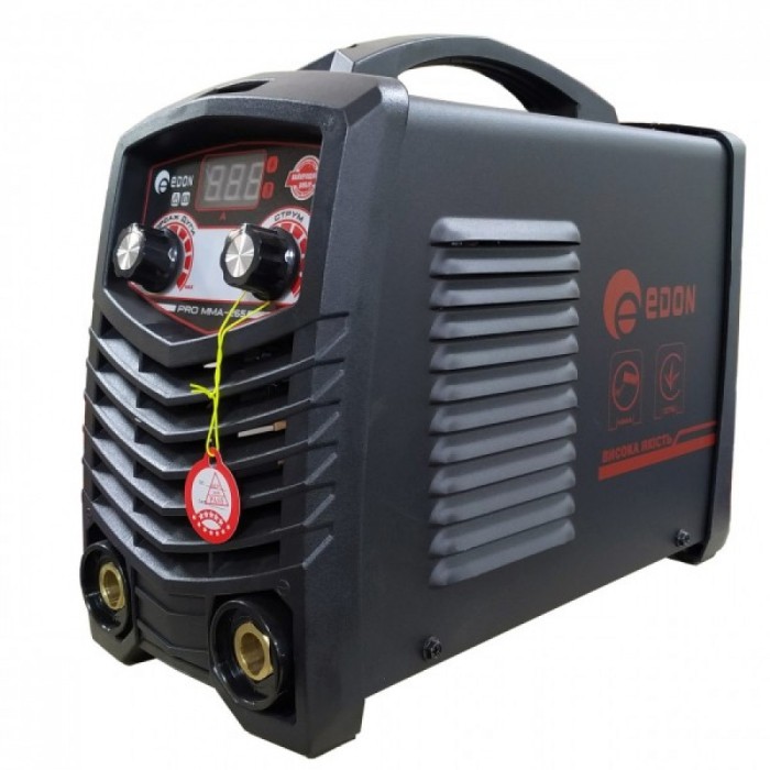 Зварювальний інвертор Edon PRO MMA-265, 220 В, 7.3 кВт, ККД 85 %, зварювальний струм 20-265 А, електроди 5.0 мм, кейс