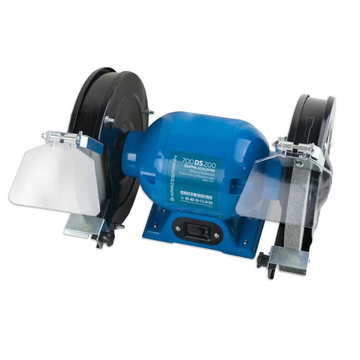 Точильний станок KRAISSMANN 700 DS 200, 700 Вт, діаметр 200 мм, 2950 об/мін Точильний станок KRAISSMANN 700 DS 200, 700 Вт, діаметр 200 мм, 2950 об/мін