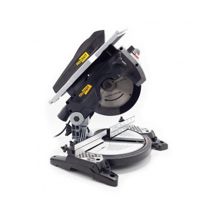 Торцювальна пила PROCRAFT СMS21, 1200 Вт, 4200 об/хв, диск 210 мм, глибина різу 30 мм