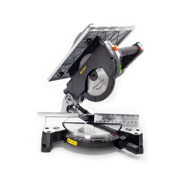 Торцювальна пила PROCRAFT СMS25, 1800 Вт, 4200 об/хв, диск 250 мм, глибина різу 40 мм Торцювальна пила PROCRAFT СMS25, 1800 Вт, 4200 об/хв, диск 250 мм, глибина різу 40 мм