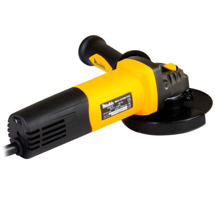 Кутова шліфувальна машина (болгарка) Mächtz MAG-12/1320 CVS (125 мм, регулювання обертів, стабілізація обертів)