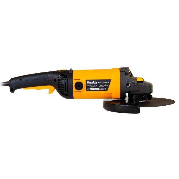 Угловая шлифмашина (болгарка) Mächtz MAG-23/2970 (230 мм диск, 2970 Вт)