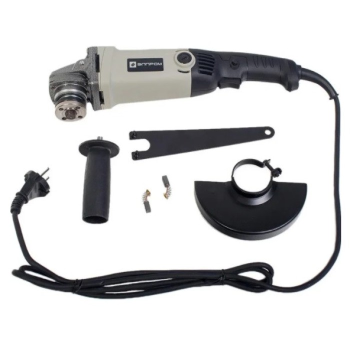 Кутова шлифмашина (болгарка) Елпром ЕМШУ-1000-125СЕ, 1000 Вт, диск 125 мм, регулювання обертів, плавний пуск