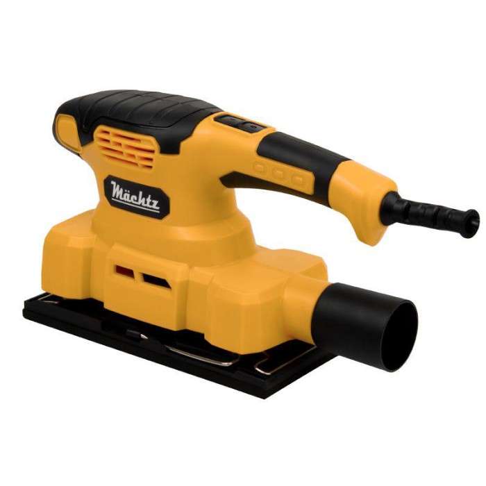 Вібраційна шліфувальна машина Mächtz MFS-400S, 400 Вт, 24000 кол/хв, платформа 90x187 мм