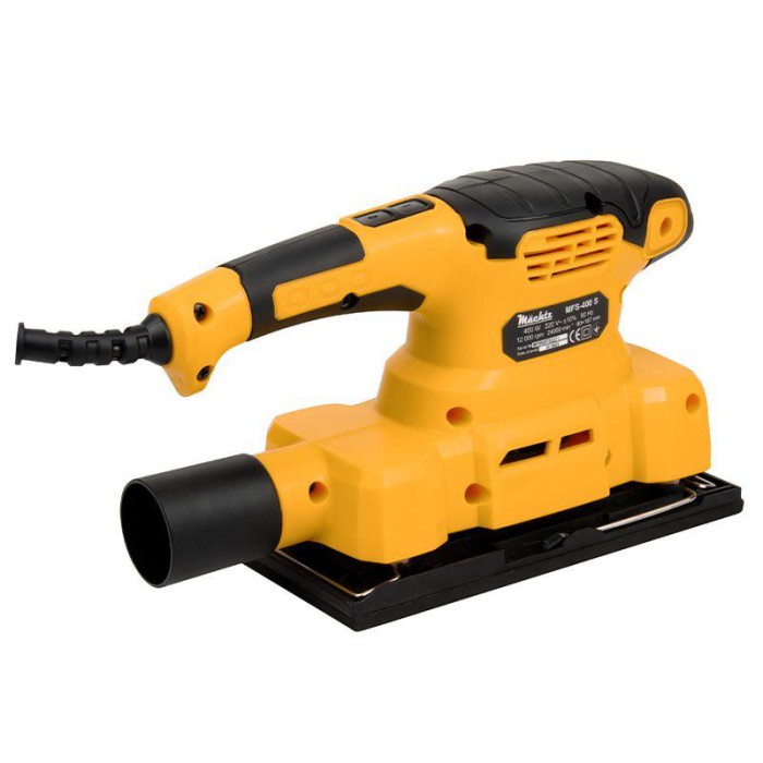 Вібраційна шліфувальна машина Mächtz MFS-400S, 400 Вт, 24000 кол/хв, платформа 90x187 мм