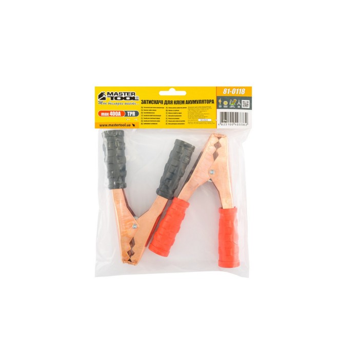 Зажим для клем акумулятора MASTERTOOL 15 см 81-0118