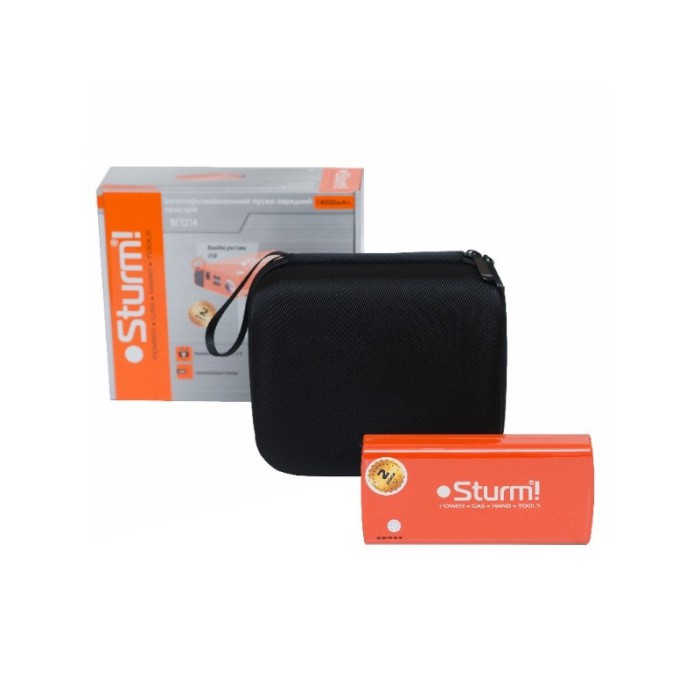 Зарядно-пусковий пристрій багатофункціональний автономне Sturm BC1214,600 А, 14000 маг