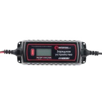 Зарядний пристрій INTERTOOL AT-3023, 6/12В, 0.8/3.8 А, 230В, зимовий режим, дисплей, струм заряду 0.8-3.8 А