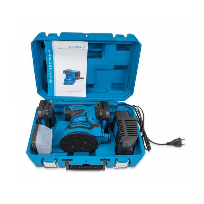 Акумуляторна орбітальна шліфмашина KRAISSMANN 1251 AES 20 Акумуляторна орбітальна шліфмашина KRAISSMANN 1251 AES 20