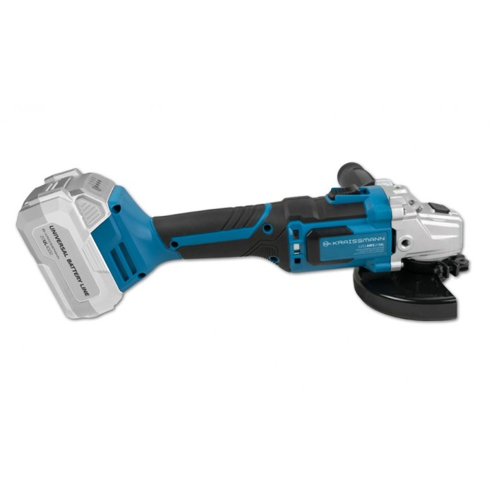 Аккумуляторная угловая шлифмашина KRAISSMANN 1251 AWS 20UL (20 В, без аккумулятора и зарядного устройства)