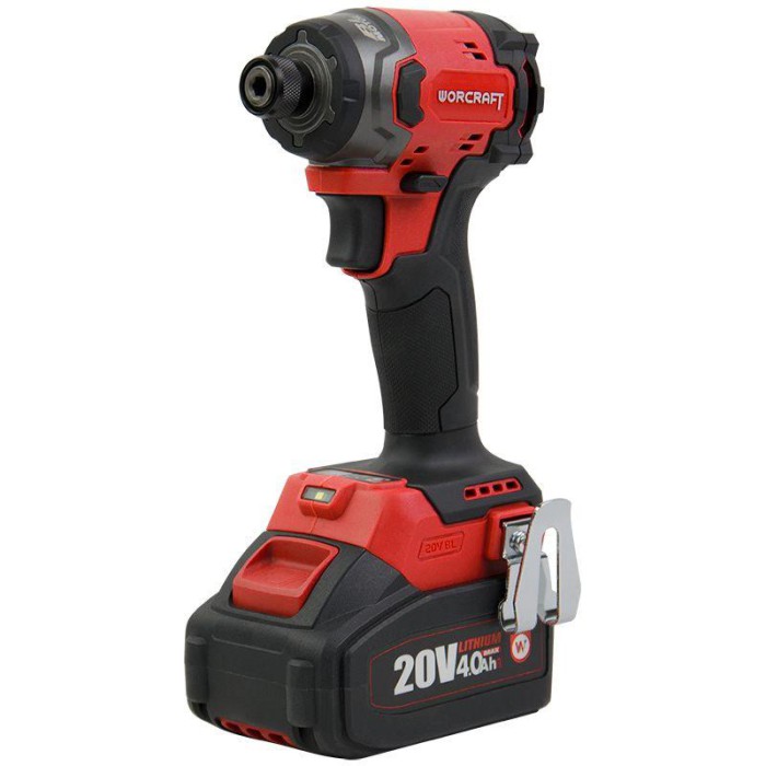 Акумуляторний безщітковий гайковерт ударний WORCRAFT CIS-S20LiB-260, без АКБ та ЗП, 20В, 260 Нм, LED-підсвічування, 2 швидкості Акумуляторний безщітковий гайковерт ударний WORCRAFT CIS-S20LiB-260, без АКБ та ЗП, 20В, 260 Нм, LED-підсвічування, 2 швидкості