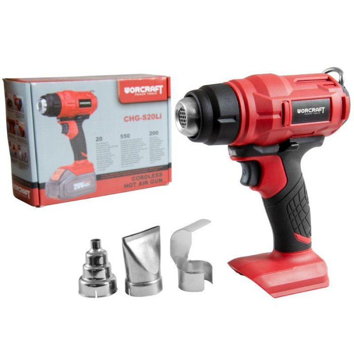 Акумуляторний фен будівельний Worcraft CHG-S20Li (без АКБ та ЗП)