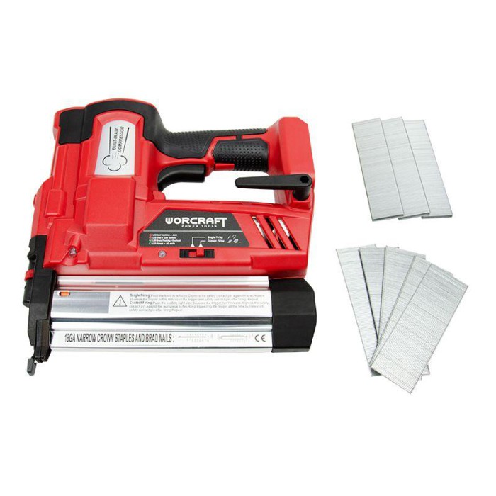 Акумуляторний цвяхозабивач комбінований WORCRAFT CNS‑S20LiH, 20В, без АКБ та ЗП, 2 реж., рег. пострілу Акумуляторний цвяхозабивач комбінований WORCRAFT CNS‑S20LiH, 20В, без АКБ та ЗП, 2 реж., рег. пострілу