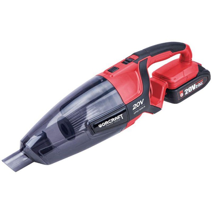 Акумуляторний пилосос ручний WORCRAFT CPVC-S20LiA (20В, без АКБ та ЗП)