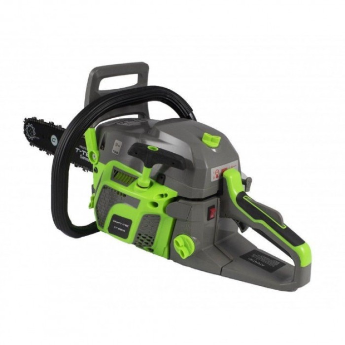 Бензопила Craft-tec CT-6900, 5.6 кВт, 7.6 л. с., 52 см3, шина 450 мм, бак 0.68 л., 2 шини, 2 ланцюги, праймер